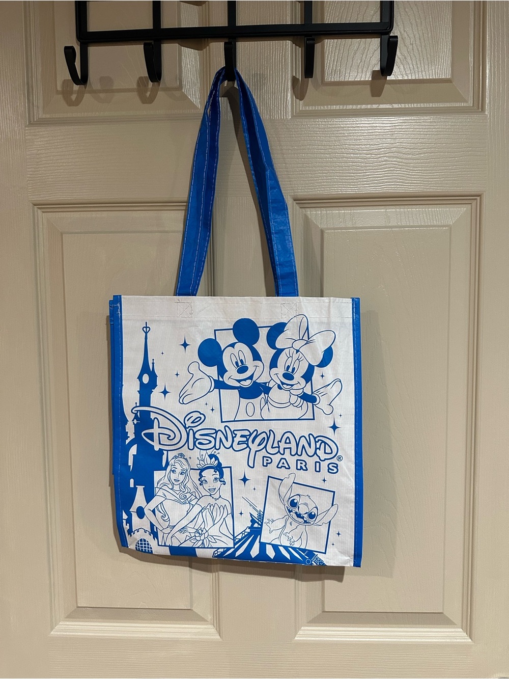 Disney Blue and White Disneyland Paris Tote Bag
